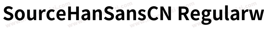 SourceHanSansCN Regularwoff2字体转换